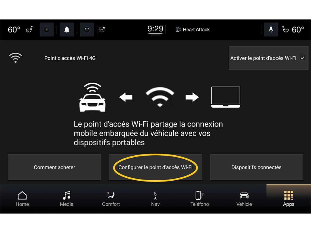 Maserati Wi-Fi Connexion
